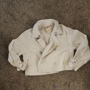 Universal Thread Off-White Trench Coat
